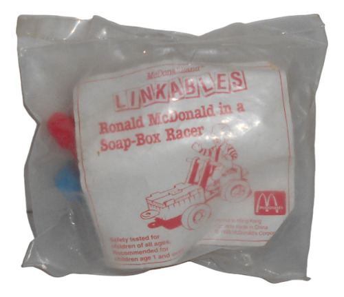 Figura Ronald Mcdonald Soap Box Racer 1993 Rara (Usado)