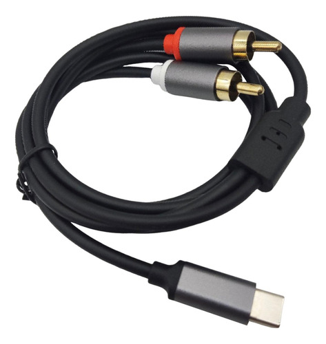 Cable Auxiliar Tipo C A Doble Rca Para Teléfonos 2m