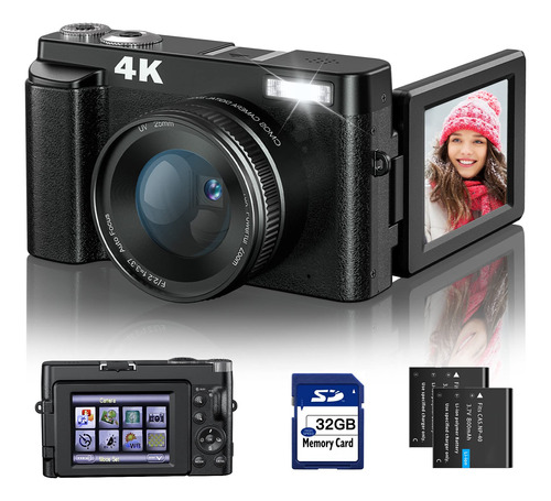 Camara Digital 4k Para Fotografia Video Enfoque Automatico X