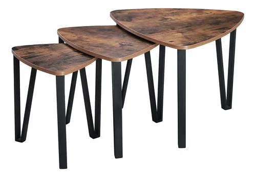 comprar Vasagle Ulnt13x - Mesas Auxiliares Anidables, Juego De 3 Me.