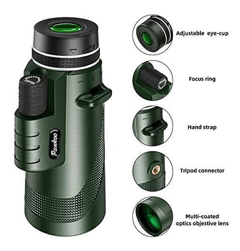 Telescopio Monocular - Pankoo - 40x60 Con Tripode, 2021