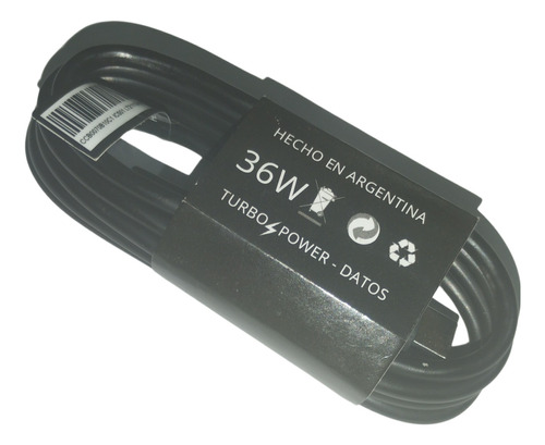 Cable Usb C A C Turbo Power Para Motorola Hecho En Argentina