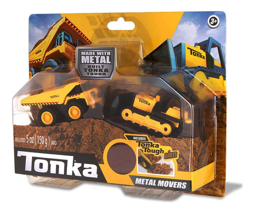 Camion De Volquete Y Bulldozer Tonka Pack 2 + Arena