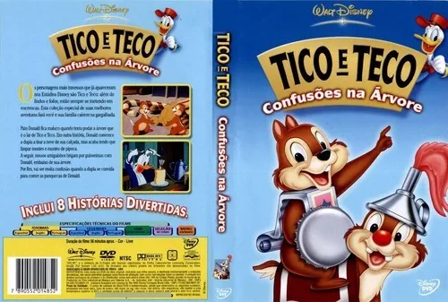 DVD Tico e Teco Confusões na Árvore Original Novo e Lacrado