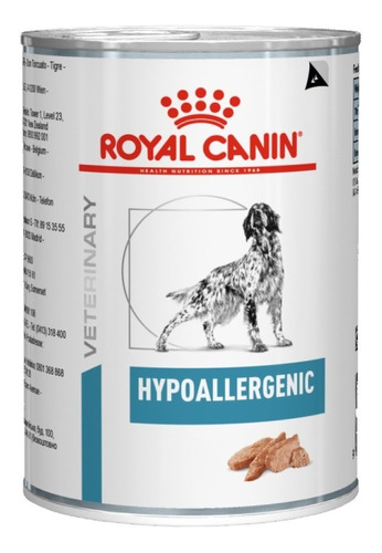 Imagem 1 de 5 de Ração Royal Para Cães Canin Hypoallergenic Canine Wet 400g