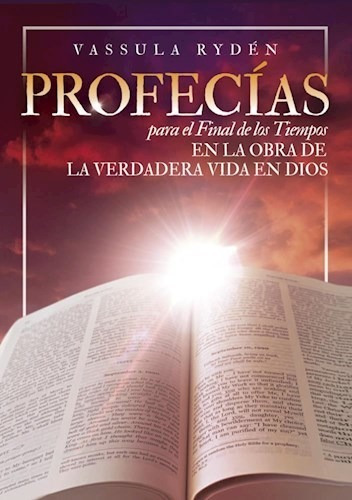 Libro Profecias Para El Final De Los Tiempos De Vassula Ryde