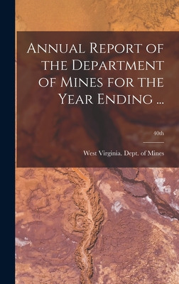 Libro Annual Report Of The Department Of Mines For The Ye...