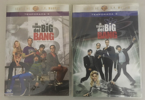 The Big Bang Theory, Temporada 3 Y 4 En Dvd.