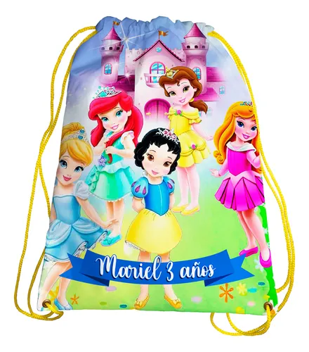 comprar Morralito Dulcero Fiesta Cumple Princesas Personalizado 55u