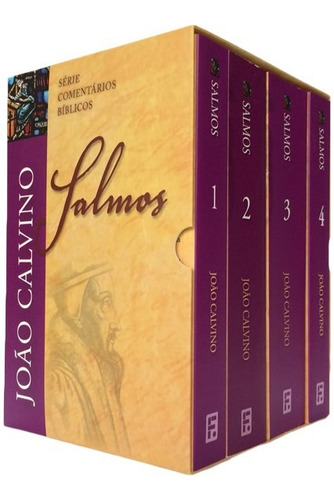 Imagem 1 de 1 de Box: Salmos 1 a 4 - João Calvino, de Calvino, João. Editora Missão Evangélica Literária, capa mole em português, 2020