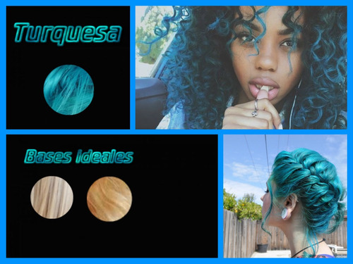 Imagen 2 de 8 de Coloración Tinta Fantasía Cabello Kestrel 3 Unidades Envíos