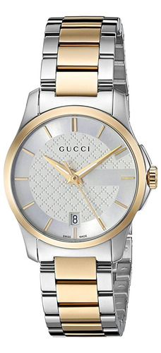 Gucci Swiss Quartz Stainless Steel Dress Two-tone Women's Wa