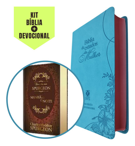 Bíblia Sagrada Feminina Nvt + Devocional Diário Spurgeon
