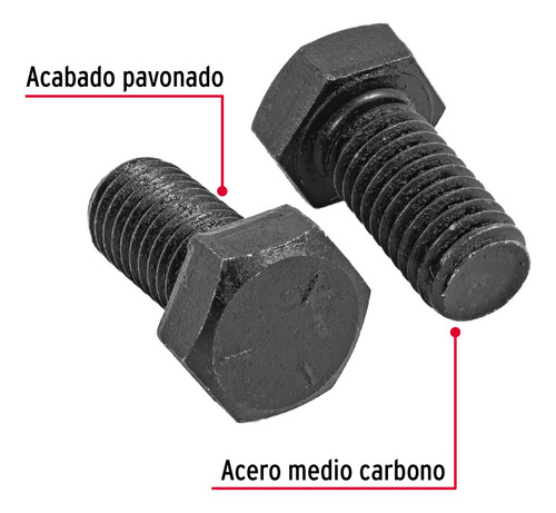 Tornillo Grado 5, 1/2 X 1', Bolsa Con 40 Piezas Fiero 44798