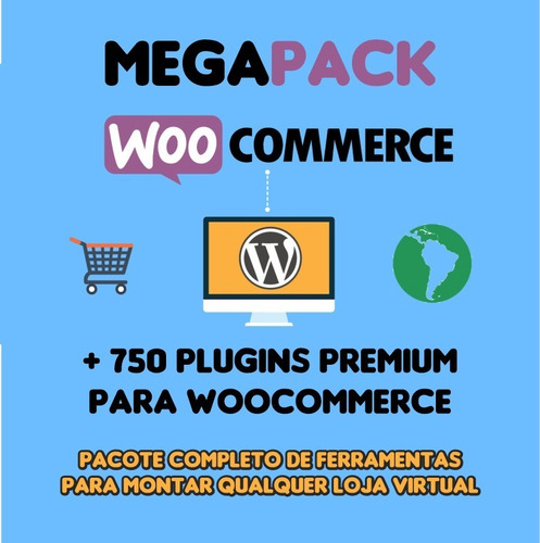 Imagem 1 de 1 de Mega Pack Woocommerce Full