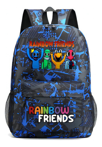 3 piezas de accesorios para mochilas Rainbow Friends, nueva mochila escolar Un Color