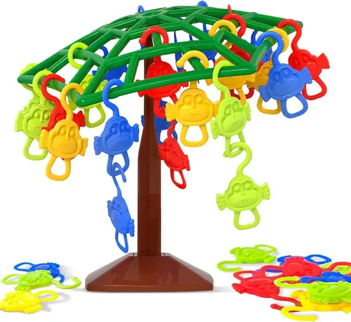 Juego de Equilibrio del Arbol de los Monos - Juegos Educativos y Juguetes de Apilar | Juego de Fiesta Educativo para Niños | para Niños y Niñas, Jardín de Infancia, Guarderías, Escuela Juego de Equilibrio del Arbol de los Monos - Juegos Educativos y Juguetes de Apilar | Juego de Fiesta Educativo para Niños | para Niños y Niñas, Jardín de Infancia, Guarderías, Escuela