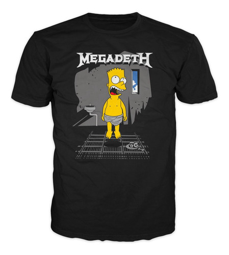 Camiseta Simpson Megadeth