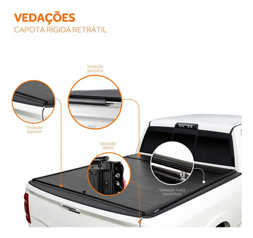Capota Rígida Retrátil 13/23 Cd Ranger Automática*