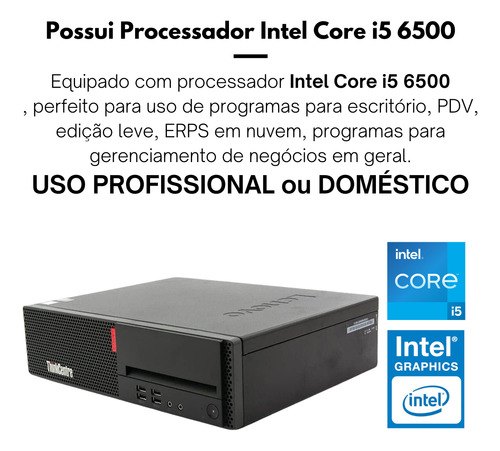 Computador I5 Ssd 256gb Barato Pdv Escritrio Comercio Casa (Recondicionado)