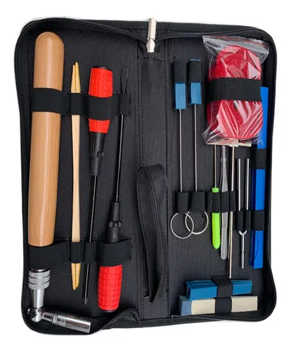 Piano Tuner Kit 16 Pieces Tuning Wrench Set Wrench Fastener