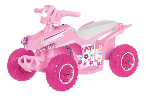 Cuatrimoto a batería para niños Loko Toys CT-726  color rosa 100V/240V