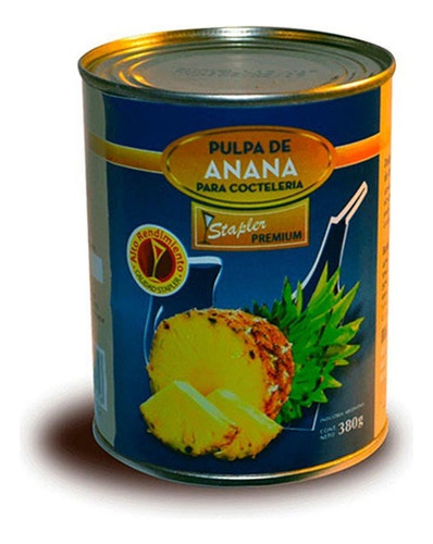 Pulpa De Ananá Stapler Lata 880gr Para Coctelería Premium