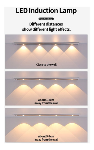 Luminária Lampada Led Sensor Presença Luz Noturna 30cm