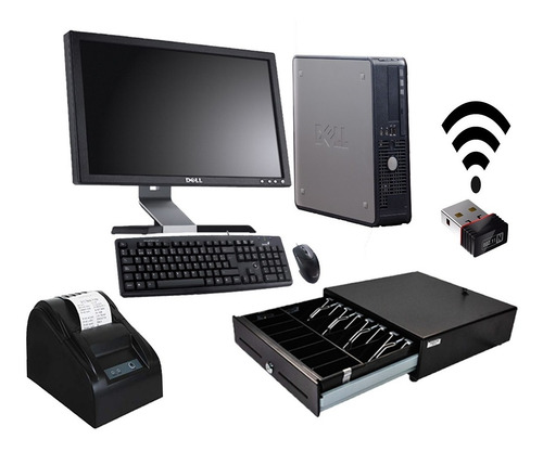 Imagen 1 de 3 de Computadora Completa + Impresora + Cajon De Dinero + Wifi