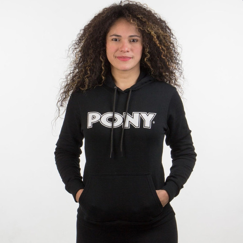 Pony Mujer Canguro - Negro