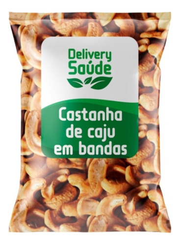 Castanha De Caju Torrada Banda 1kg - Sem Sal