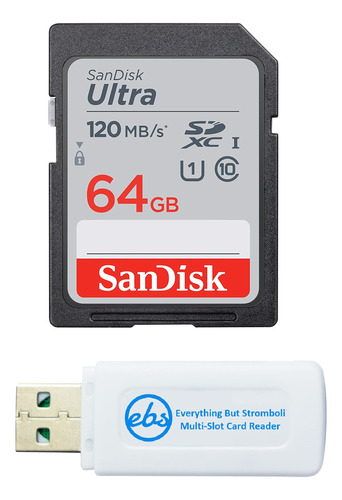 Tarjeta Memoria Ultra Sd 64 Gb 80 Mb Para Canon Powershot Is