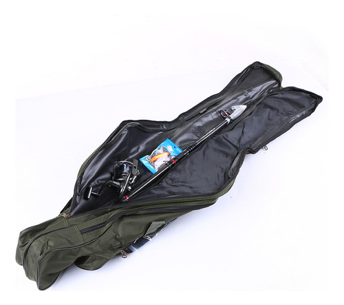 Bolsa De Pesca Macia Dobrável, Camuflagem Verde Militar, Doi