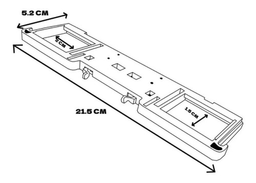 Kit Repuesto Regleta Tap.asiento Sanitario+tornillo Plástico