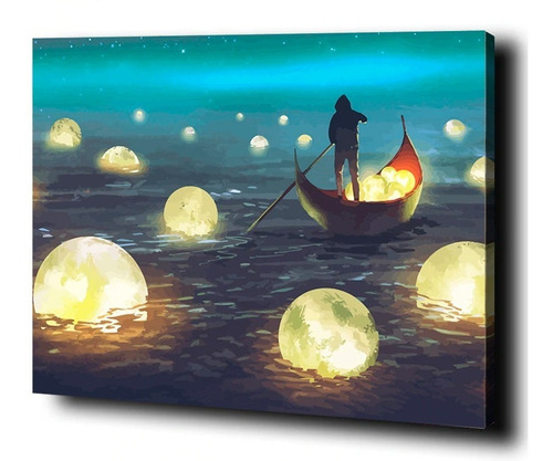 Pintura Por Números Calidad Premium: Navegante. Kitart