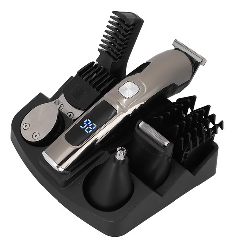 Conjunto De Cortador De Cabelo Recarregável Para Bigode Impe