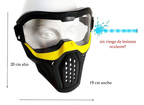 Mascara Protectora Para Pistolas De Hidrogel