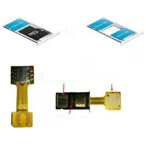 Adaptador Flex Doble Sim Y Micro Sd Card 3 En 1 Celulares