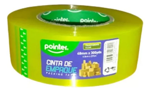 Set (3) Cinta De Embalar 48mm X 275 Mts Transparente Pointer