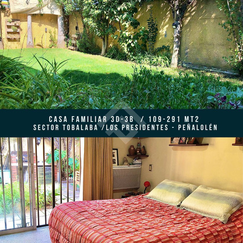 Casa 3d - 3b 109 Mt2 - 291 Mt2 Tobalaba Peñalolén