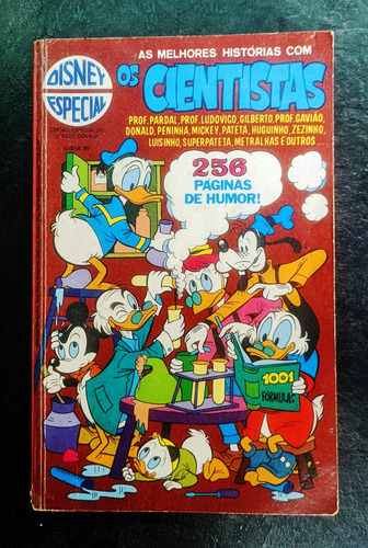 Disney Especial 030 - Os Cientistas - Primeira Edição Ano 1977 - Formatinho Raro Da Editora Abril