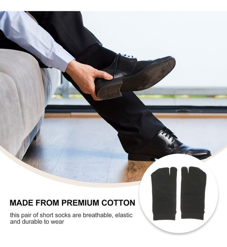 1 Par De Calcetines De Algodón Transpirables Para Hombre, Co