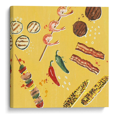 Canvas Lab Cuadro Tirarlo En La Parrilla I 120x120
