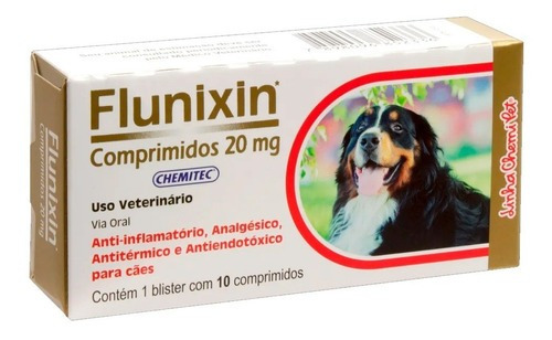 Flunixin 20mg C/10 Comp AnaLGésico, Antiflamatorio Caes