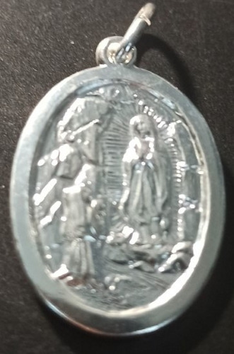 Medalla  De La Virgen De Guadalupe/plata Italiana