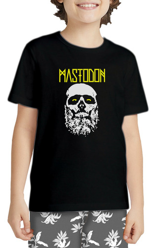 Camiseta Infantil Show Mastodon  Mega Monsters Tour Metal 4