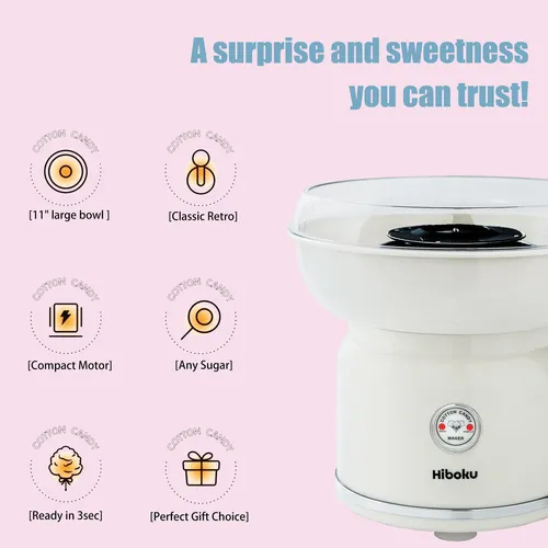 Hiboku Joysharing - Máquina De Algodón De Azúcar Para Ni.