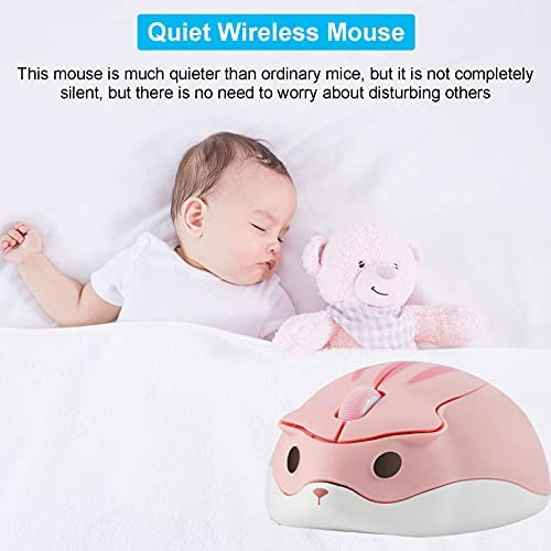 Mouse Chuyi Inalambrico/raton Rosado