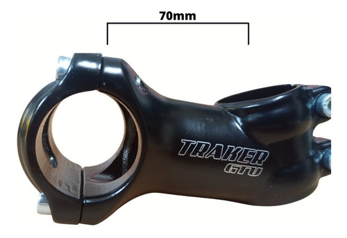 Imagem 5 de 7 de Mesa Avanço Bike Mtb Gtu 70mm 31.8mm 25º Inclinação Preta