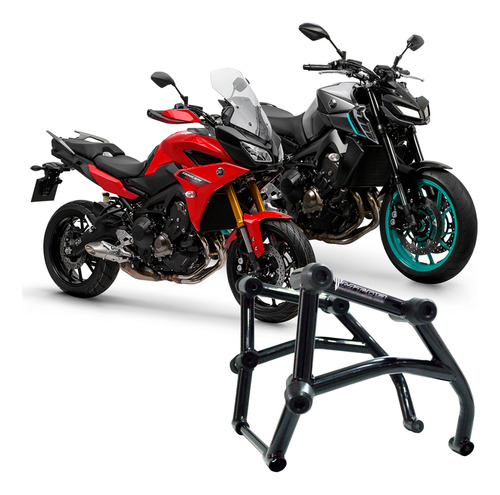 Stunt Race Mt-09 Tracer Protetor Gaiola Yamaha Preto Fosco